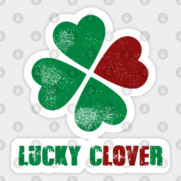 LUCKY cLOVEr Sticker by nrGfx